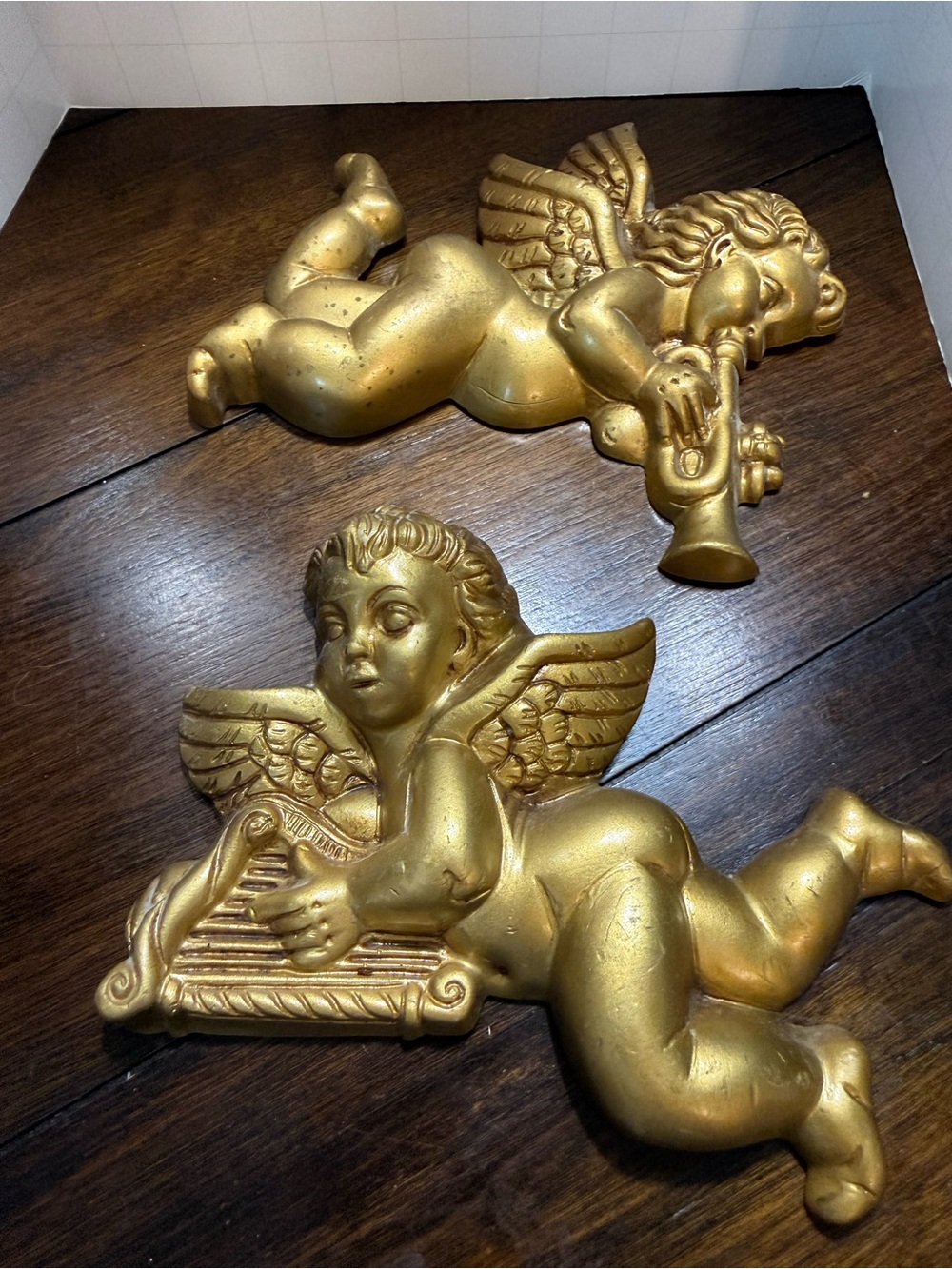 Vintage Musical Cherubs
Compressed Foamboard Wall
Decor MCM Hollywood Regency